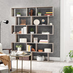 Boekenkast - Woonkamerkast - Decorkast - Boekenplank - Grijs