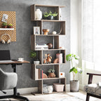 Boekenkast - Woonkamerkast - Decorkast - Boekenplank - Grijs