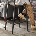 Barkrukken - Set van 2 - Keukenstoelen - Vintage bruin