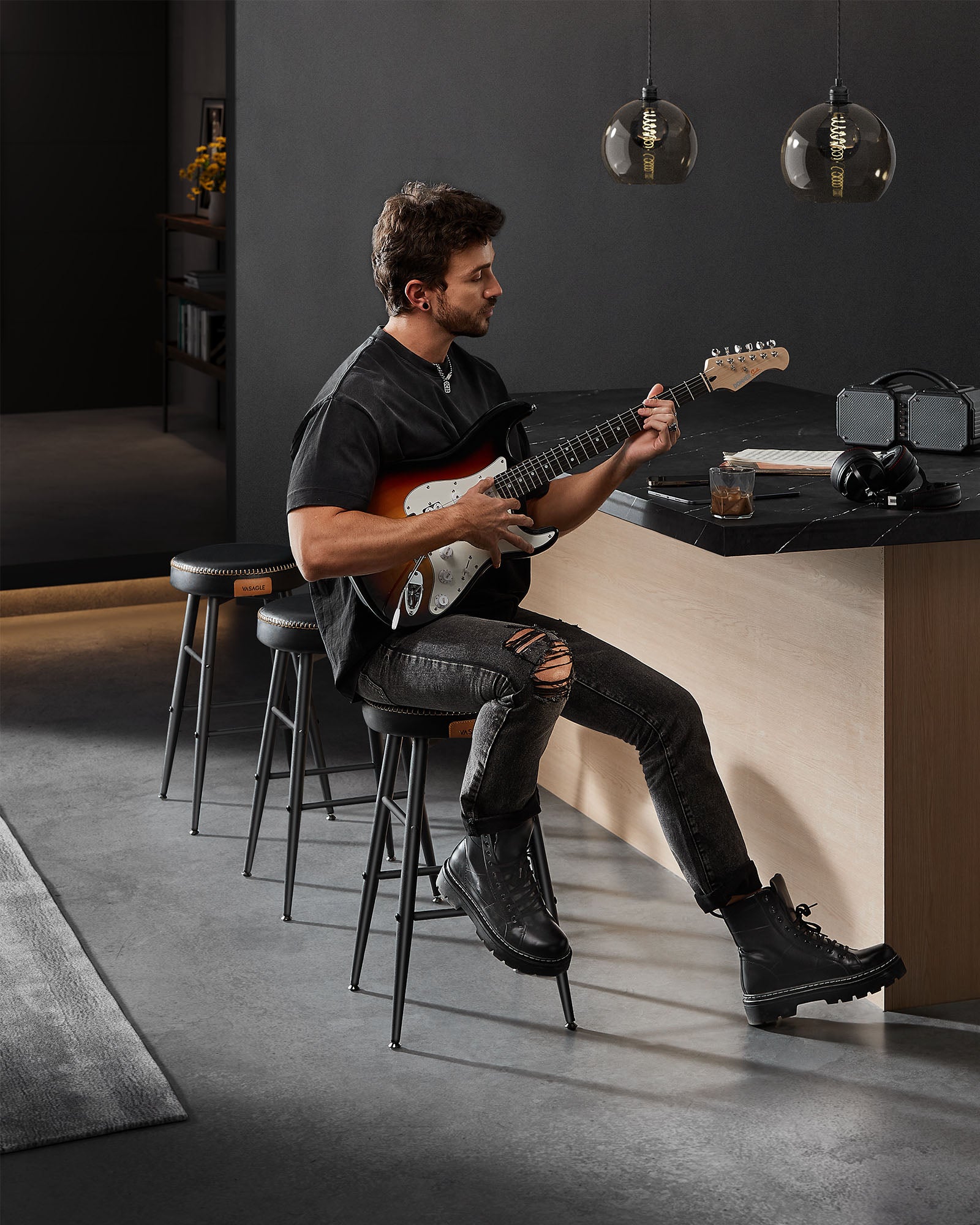 EKHO Collectie – Barkrukken – Set van 2 – Industrieel Design