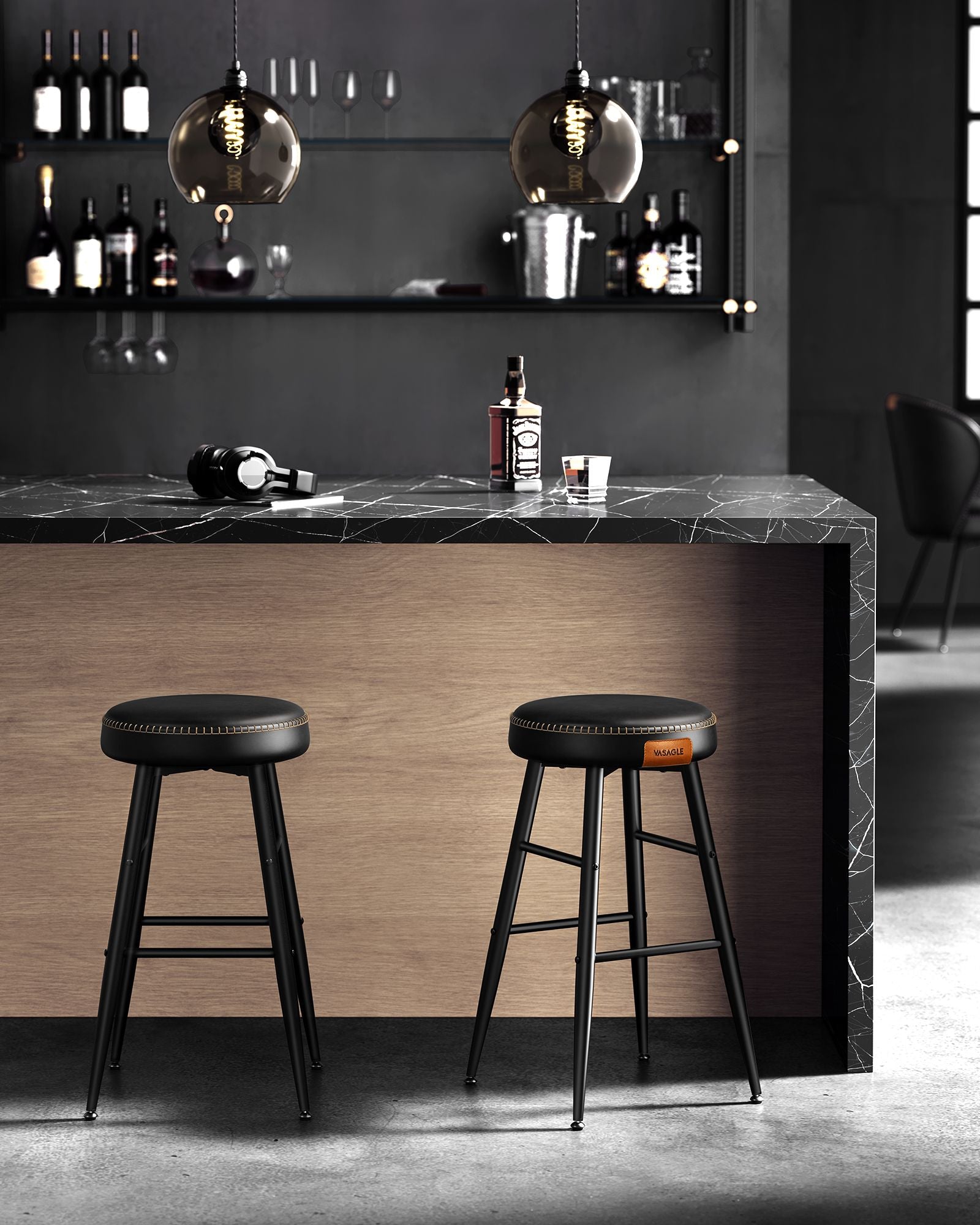 EKHO Collectie – Barkrukken – Set van 2 – Industrieel Design