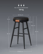 EKHO Collectie – Barkrukken – Set van 2 – Industrieel Design