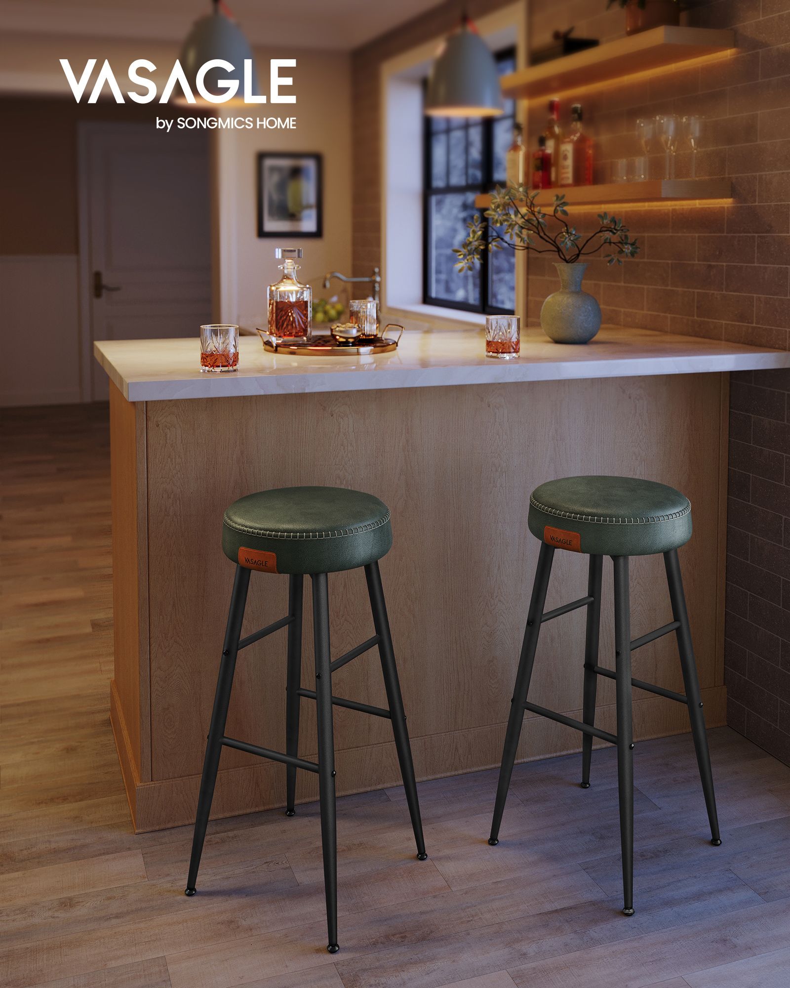 EKHO Collectie – Barkrukken – Set van 2 – Industrieel Design