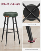 EKHO Collectie – Barkrukken – Set van 2 – Industrieel Design