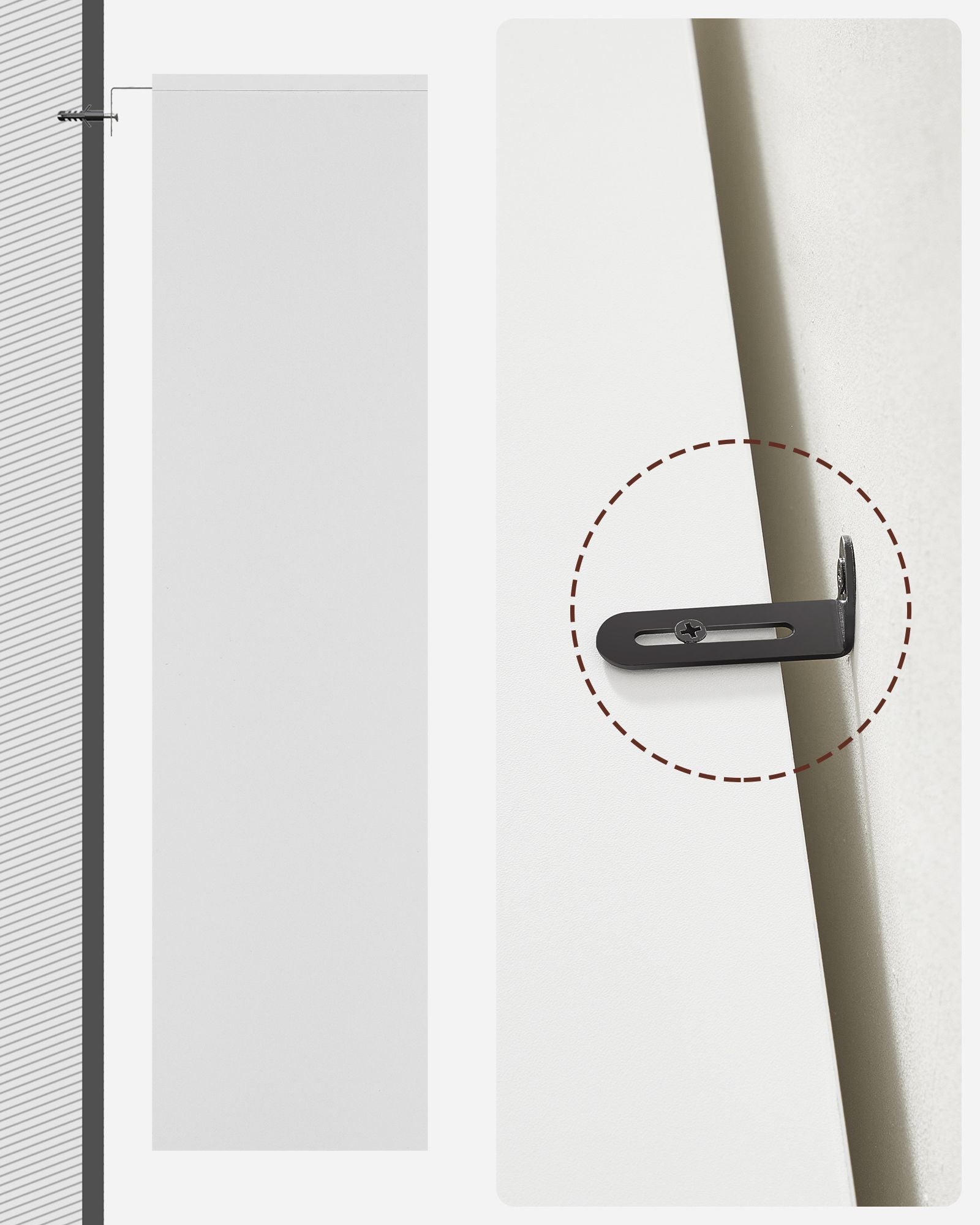 Boekenkast met verstelbare planken – 4 niveau's -  60 x 24 x 121,5 cm