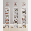 Boekenkast met 6 niveau's -  Scandinavisch design – Verstelbare planken - 40 x 24 x 178,5