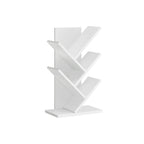 Boekenkast – boomvorm – ruimtebesparend – wolkwit