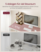 Boekenkast – boomvorm – ruimtebesparend – vintage bruin