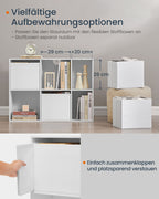 Boekenkast Met 6 Vakken 27 X 83 X 61,6 Cm Sneeuwwit