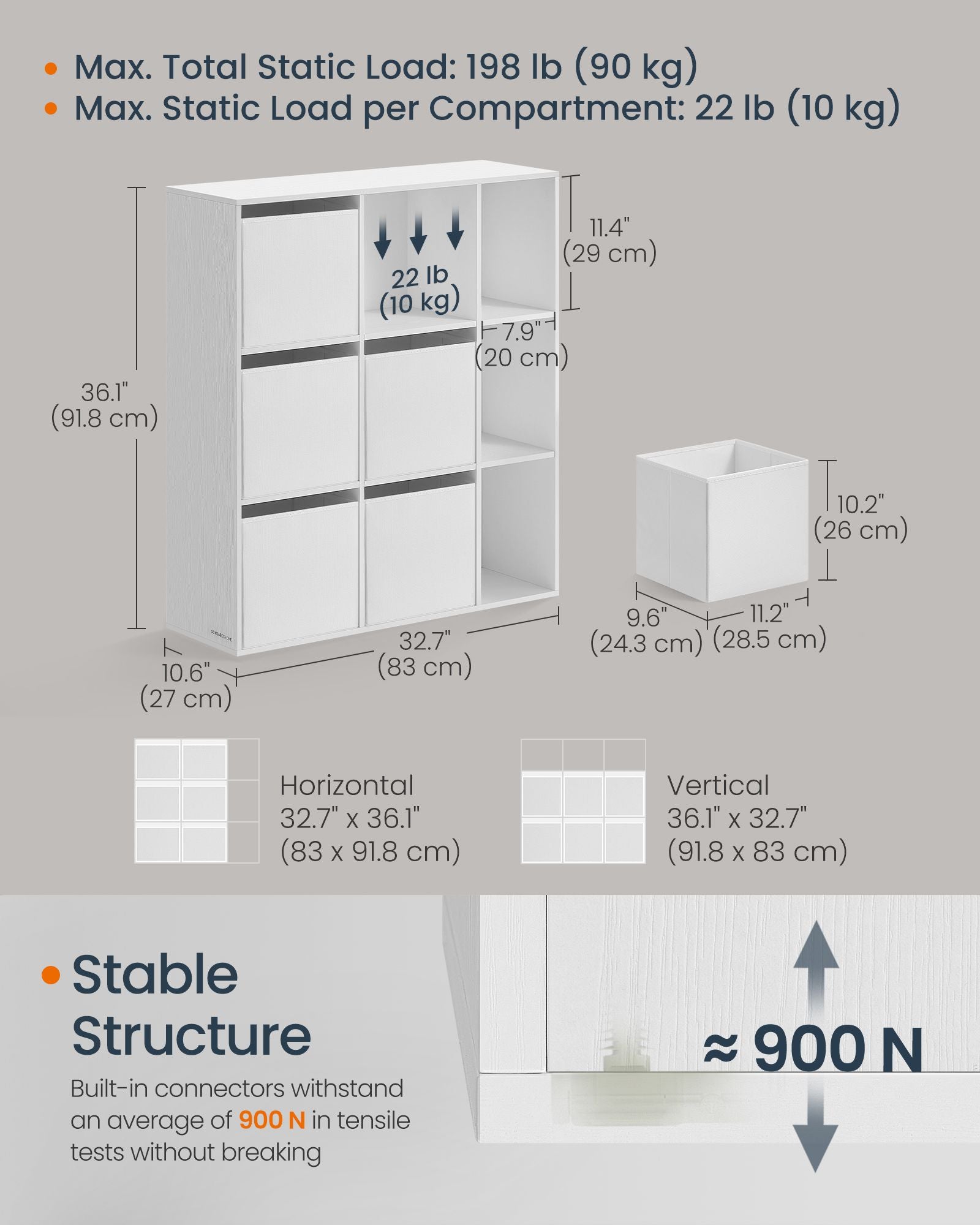 Boekenkast – Gereedschapsloos – Opbergmeubel – Sneeuwwit