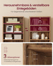 Boekenkast – 6 Niveaus – Verstelbare Planken – Hout – 168 cm Hoog – Honingbruin