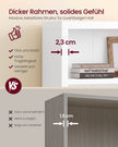 Boekenkast – 6 Planken – Verstelbaar – Met Anti-kantelset – 75 x 24 x 168 cm – Wolkwit
