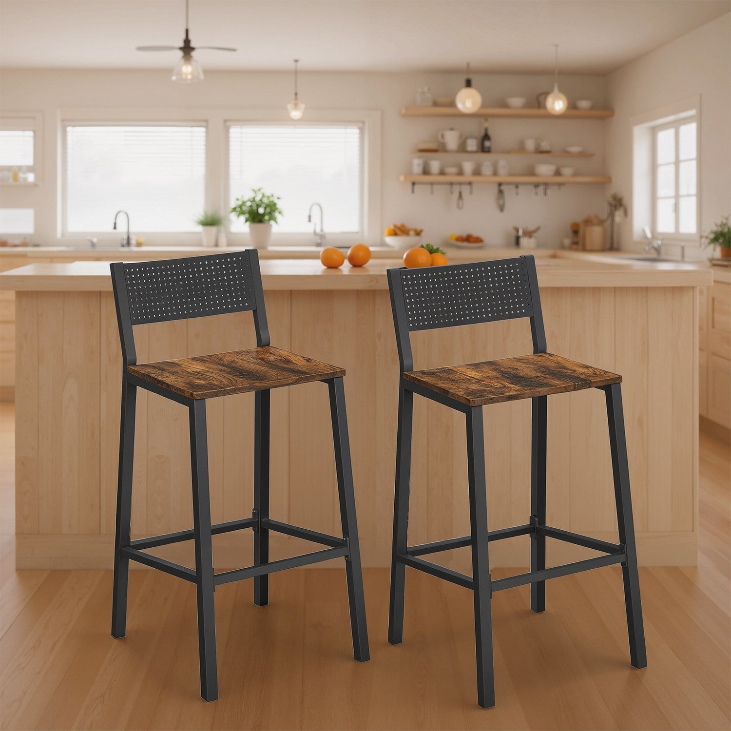 Barkrukken set van 2, barstoelen, keukenstoelen