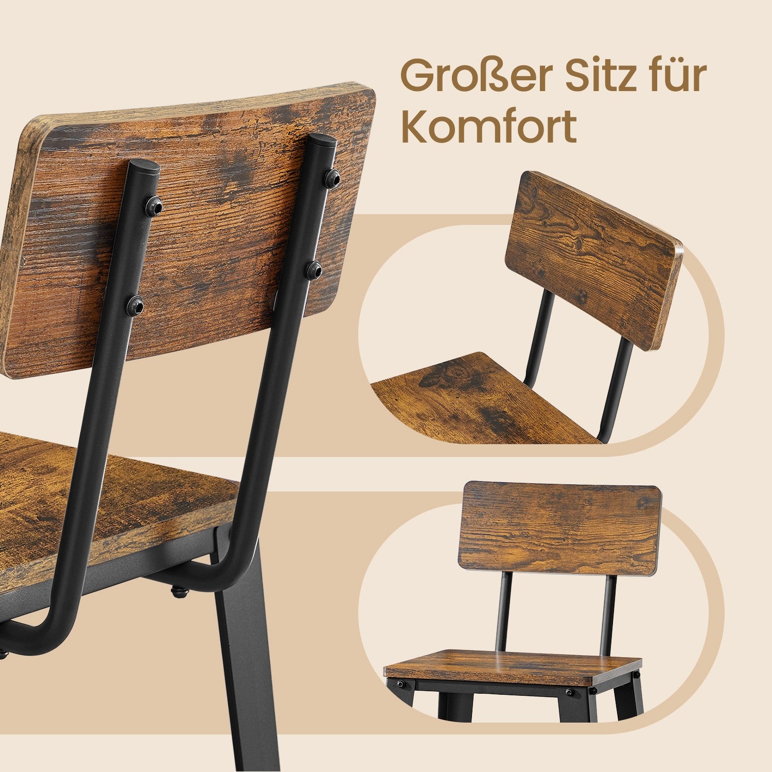 Barkrukken – Set van 2 – Met Rugleuning