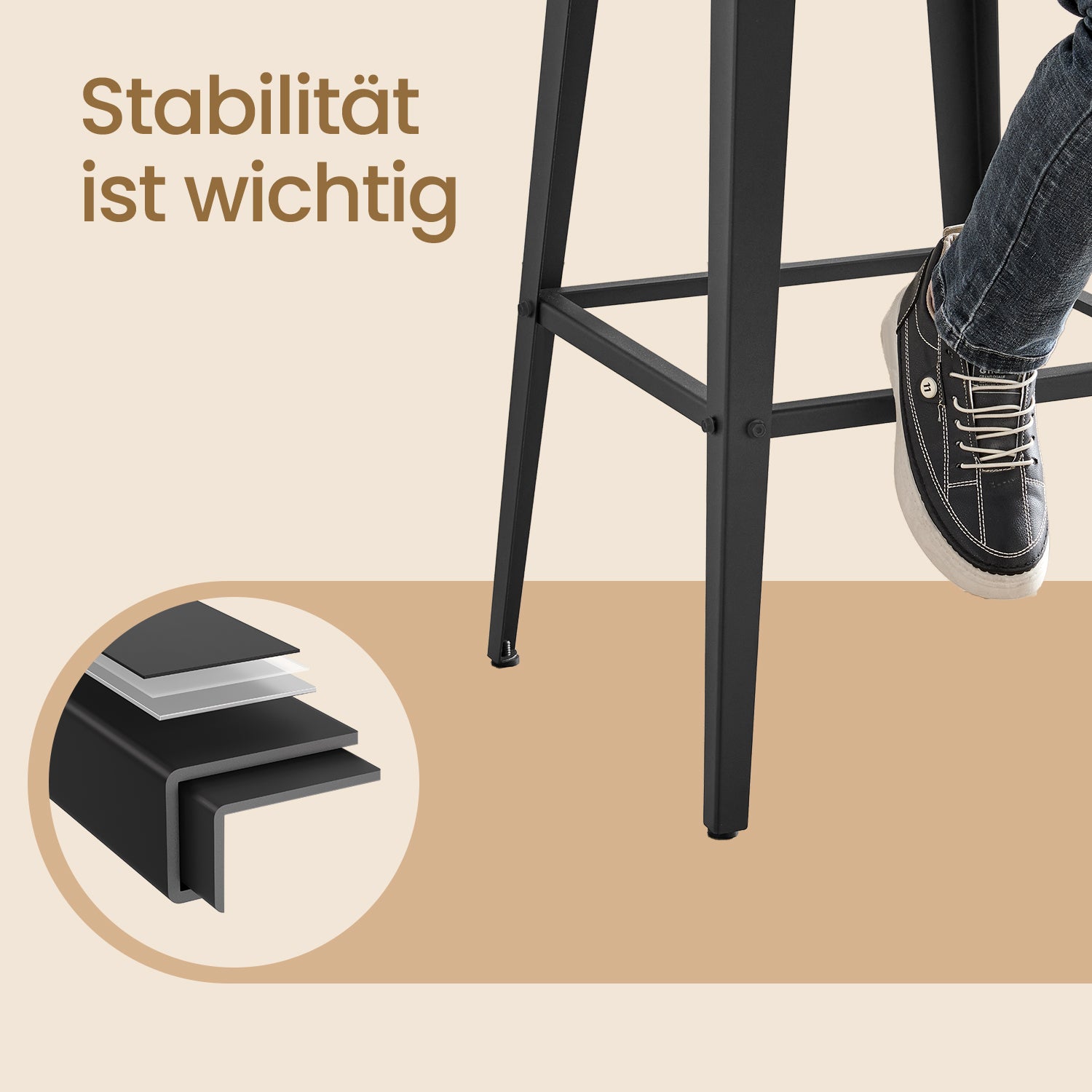 Barkrukken – Set van 2 – Met Rugleuning