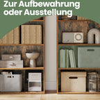 6-laags boekenkast in Scandinavische stijl, staande plank voor woonkamer