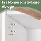 6-laags boekenkast in Scandinavische stijl, staande plank voor woonkamer