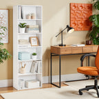 6-laags boekenkast in Scandinavische stijl, staande plank voor woonkamer