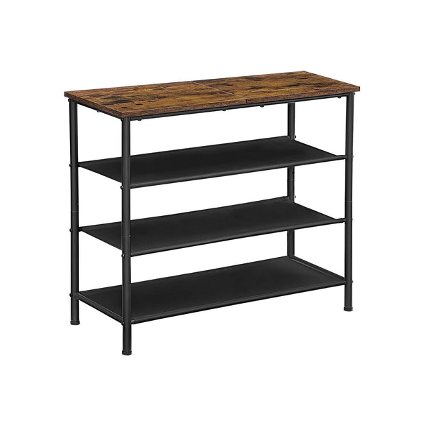 Schoenenrek – 3 Open Planken – Robuust Stalen Frame – Anti-kantelbeveiliging