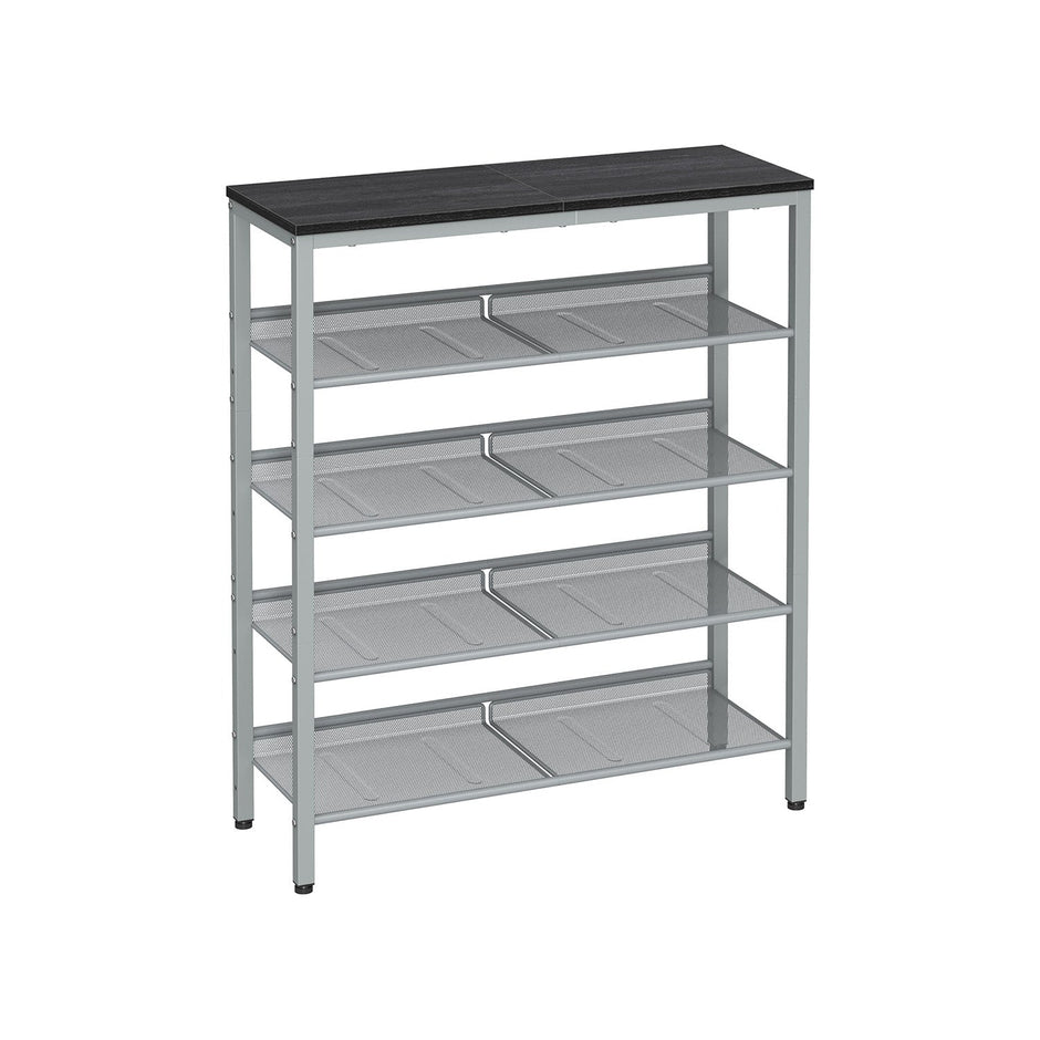 Schoenenrek 5 niveaus – Verstelbare planken – Capaciteit voor 20-25 paar