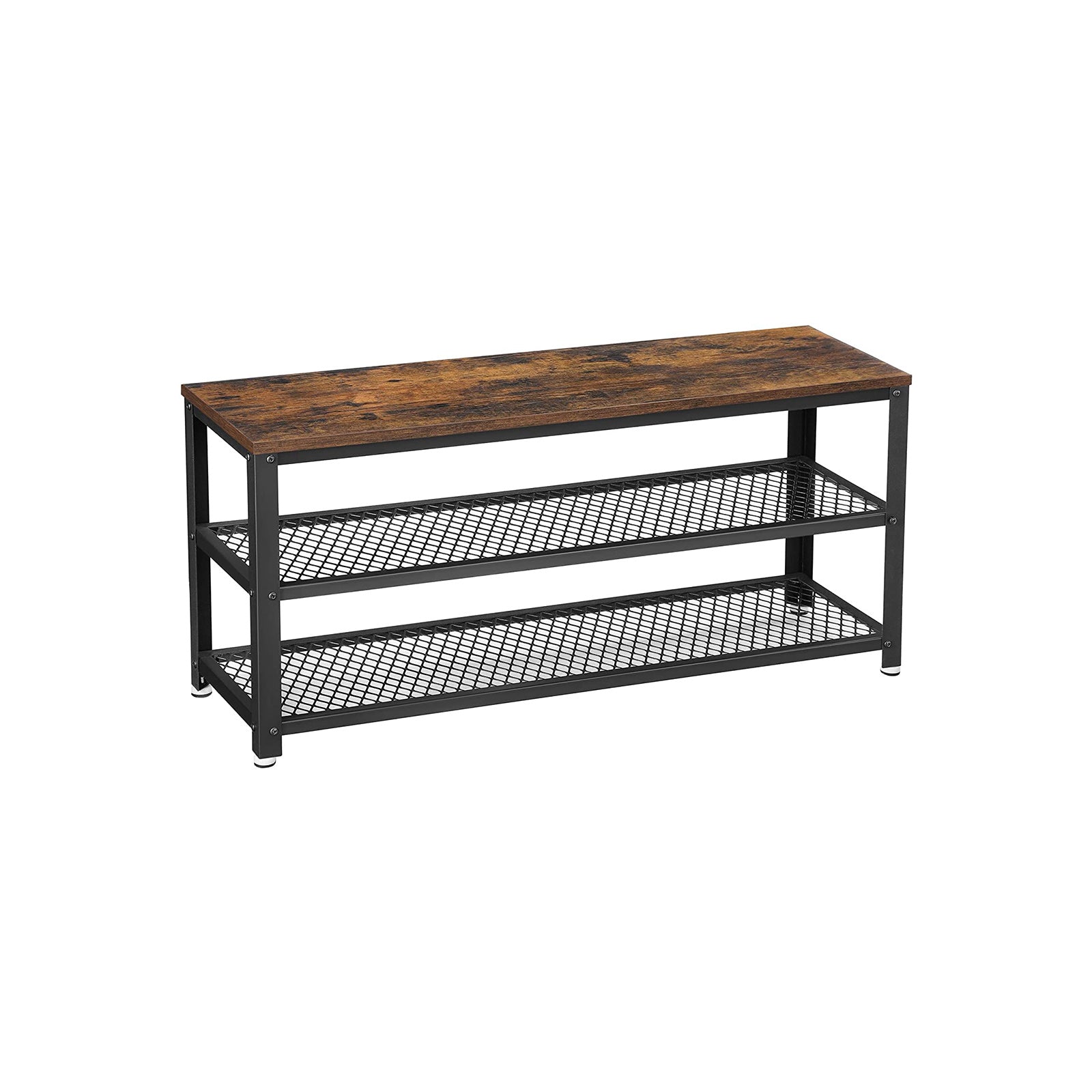 Schoenenbank – 2 Planken – Stevig Stalen Frame – Voor 8-10 Paar Schoenen