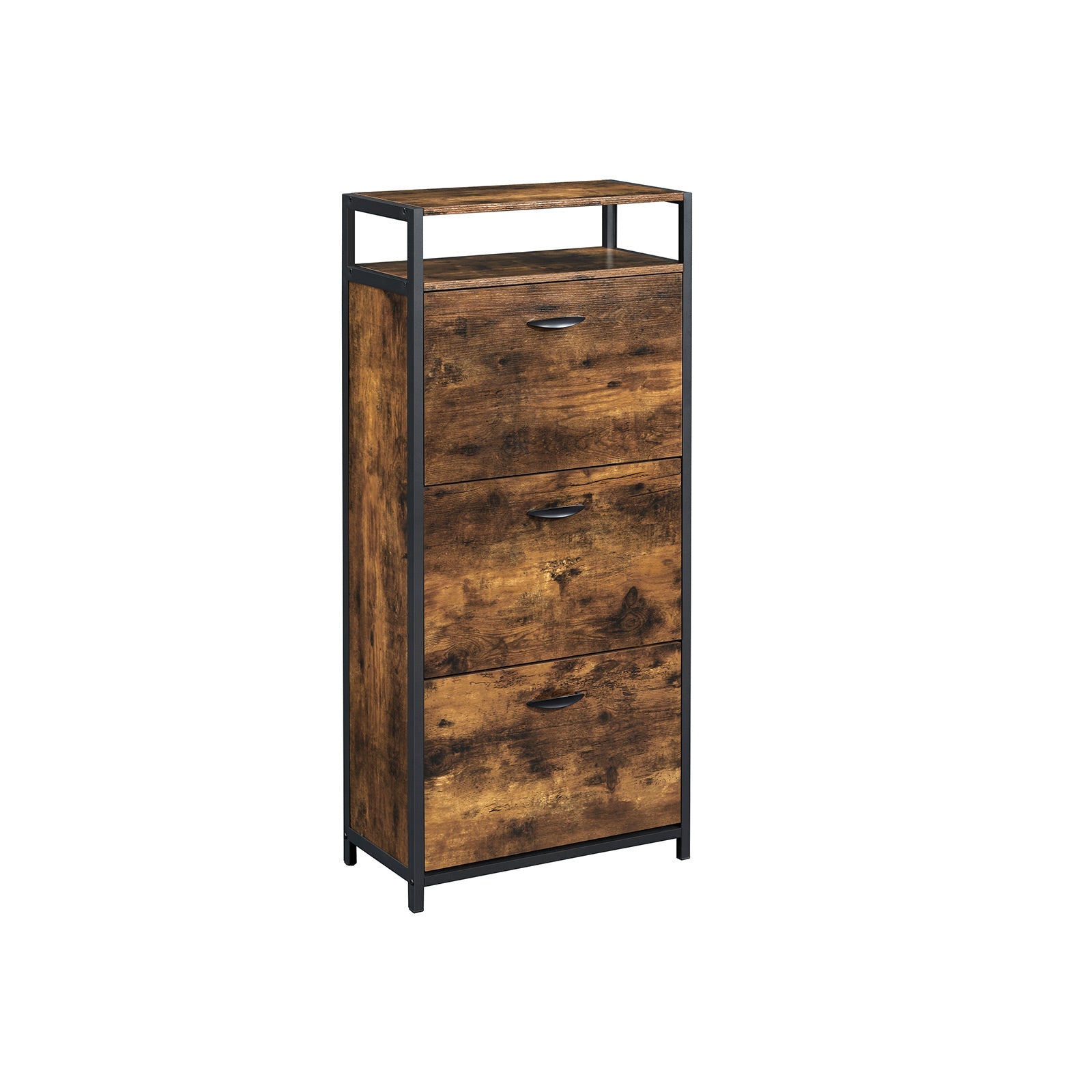 Schoenenrek – Opklapbaar met 3 compartimenten – Voor 15-18 paar schoenen