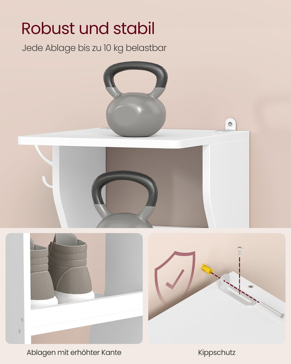 Smal schoenenrek 7 niveaus - Hal & entree - Ruimtebesparend ontwerp