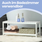 2-laags schoenenrek Bamboe schoenenrek Schoenenorganizer