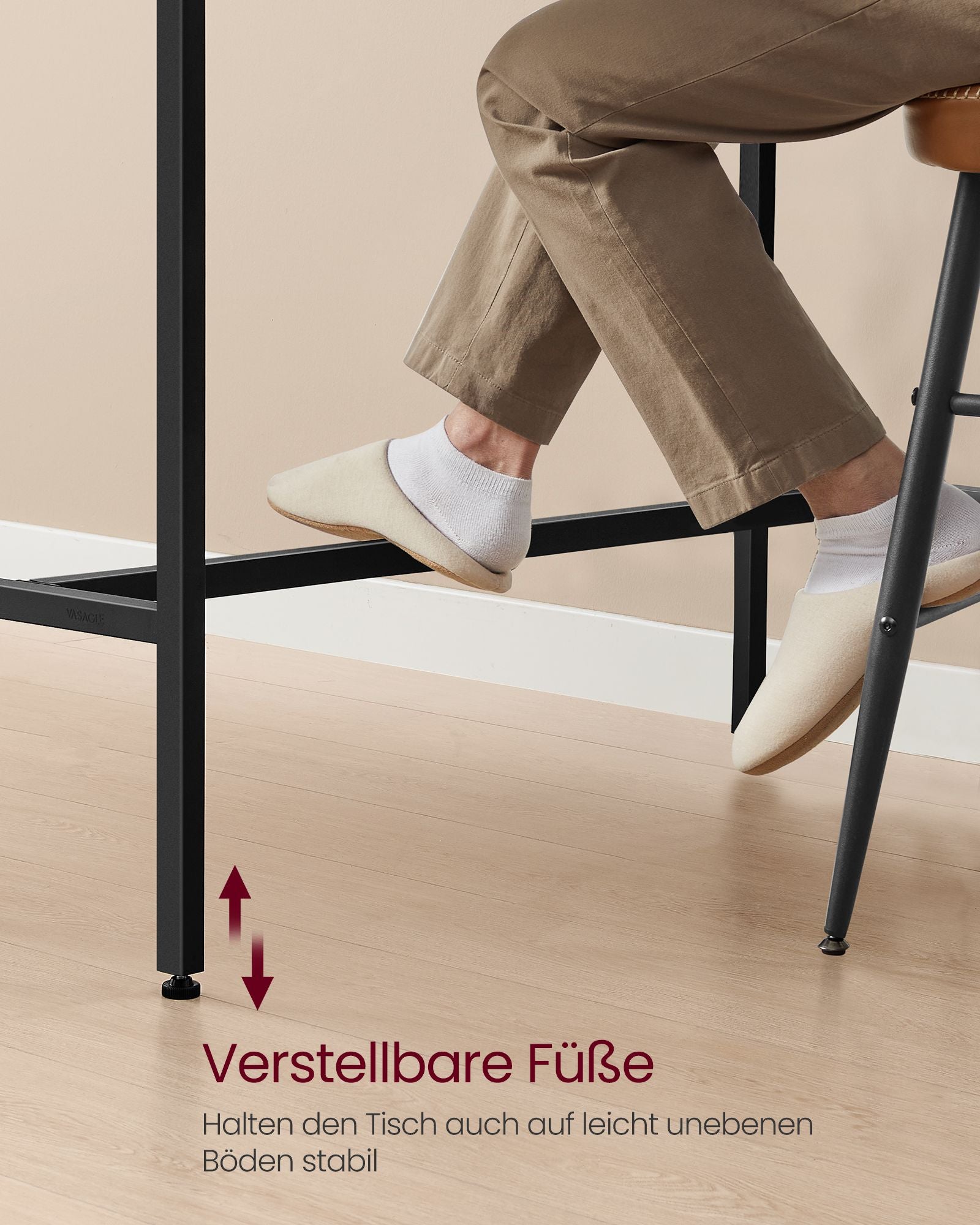 Bartafel Met Lade 40 X 120 X 104,6 Cm Ebbenhout Zwart