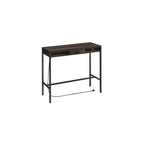 Bartafel Met Lade 40 X 120 X 104,6 Cm Ebbenhout Zwart