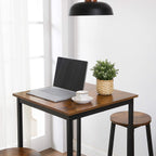 Bartafel - Hoge keukentafel - 60 x 60 x 92 cm - Stalen frame