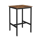 Bartafel - Hoge keukentafel - 60 x 60 x 92 cm - Stalen frame
