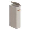 Wasmand - 65 liter - 39 x 22 x 75 cm - met deksel en handvatten - beige - maximaal 10 kg