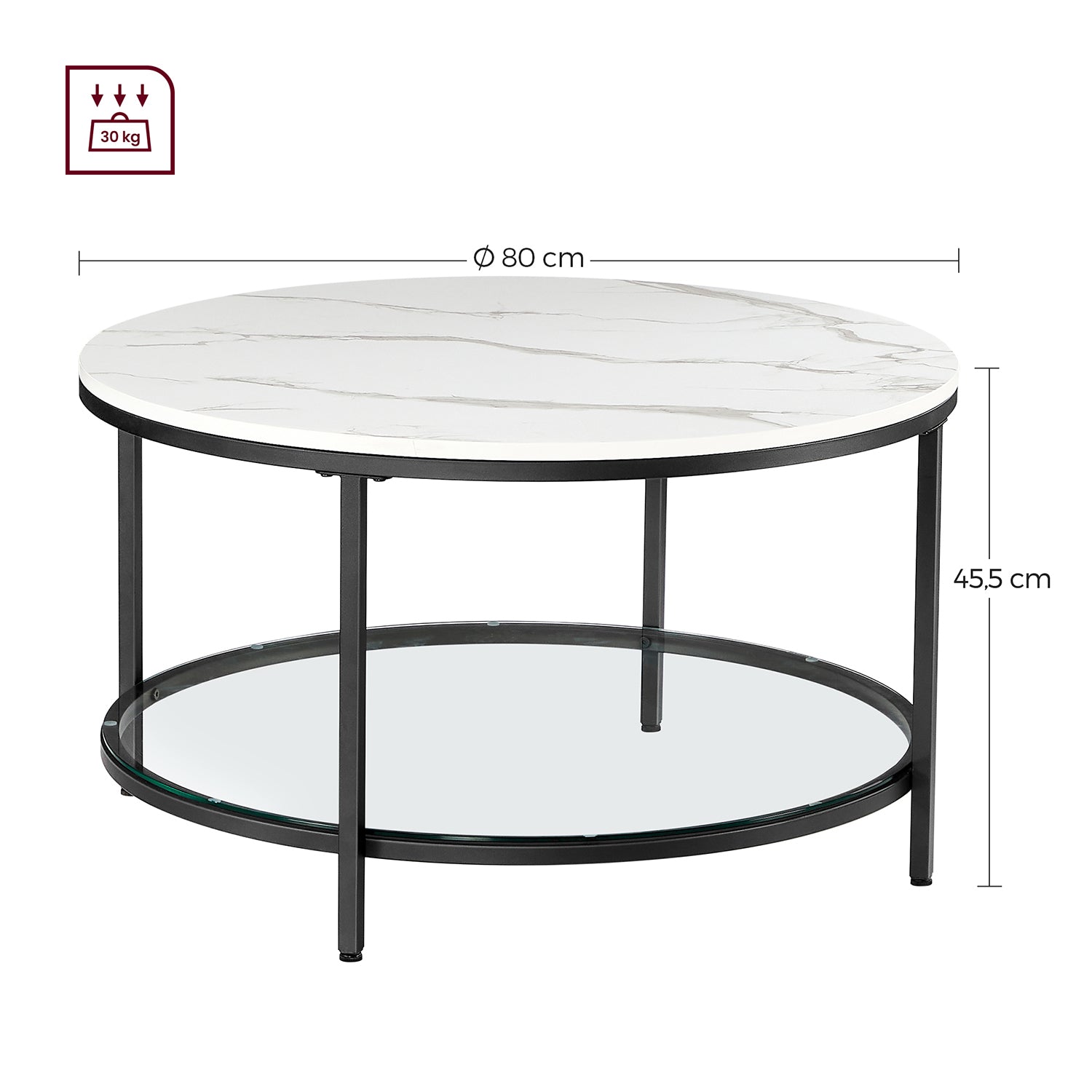 Salontafel Met 2 Planken Voor In De Woonkamer