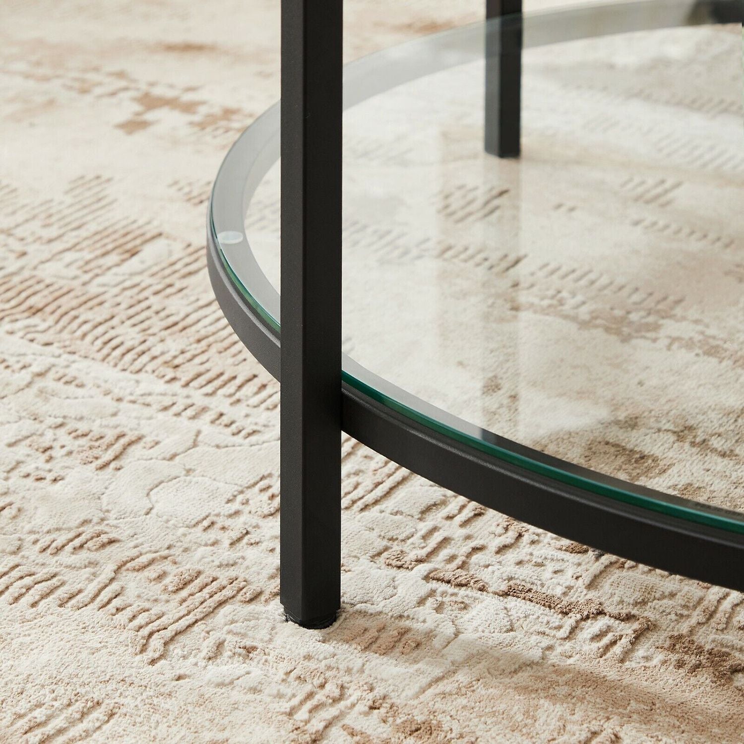 Salontafel Met 2 Planken Voor In De Woonkamer