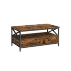 Salontafel - Woonkamertafel - Met 2 laden - 100 x 55 x 45 cm - Bruin