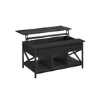 Salontafel – Met verborgen opbergruimte – Vintage bruin-zwart