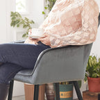 Eetkamerstoelen Met Armleuningen Set Van 6 Grijs