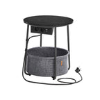 Bijzettafel – Met laadstation en mand