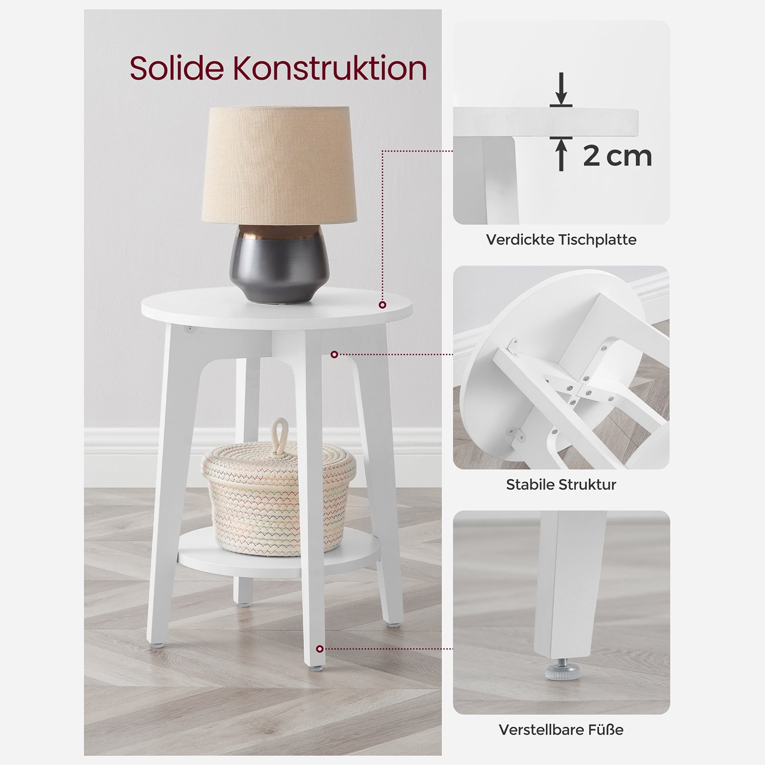 Bijzettafel – met plank