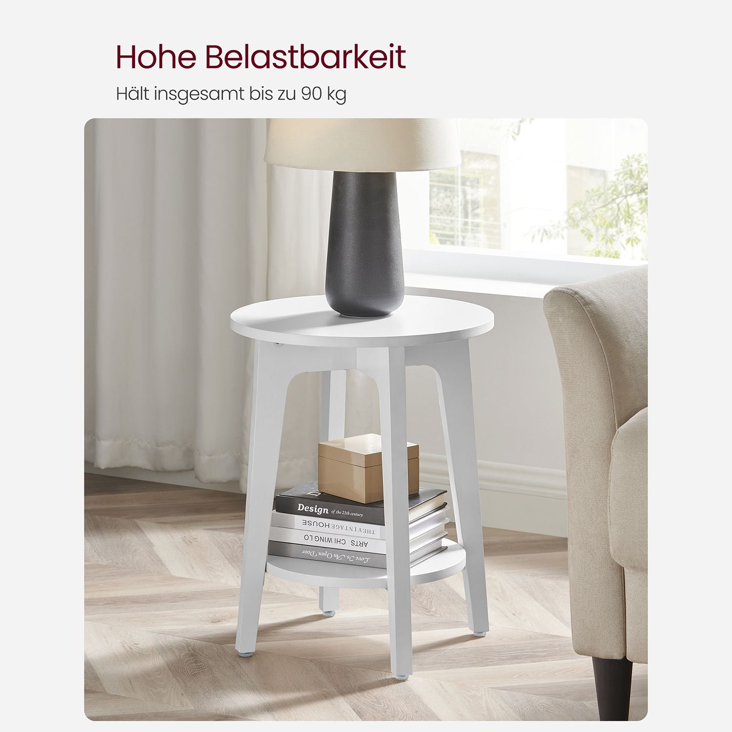 Bijzettafel – met plank