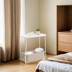 Vierkante bijzettafel, kleine tafel, kleine salontafel
