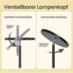 LED Vloerlamp - 30 W - Draaibare Kop - Met Afstandsbediening - Zwart