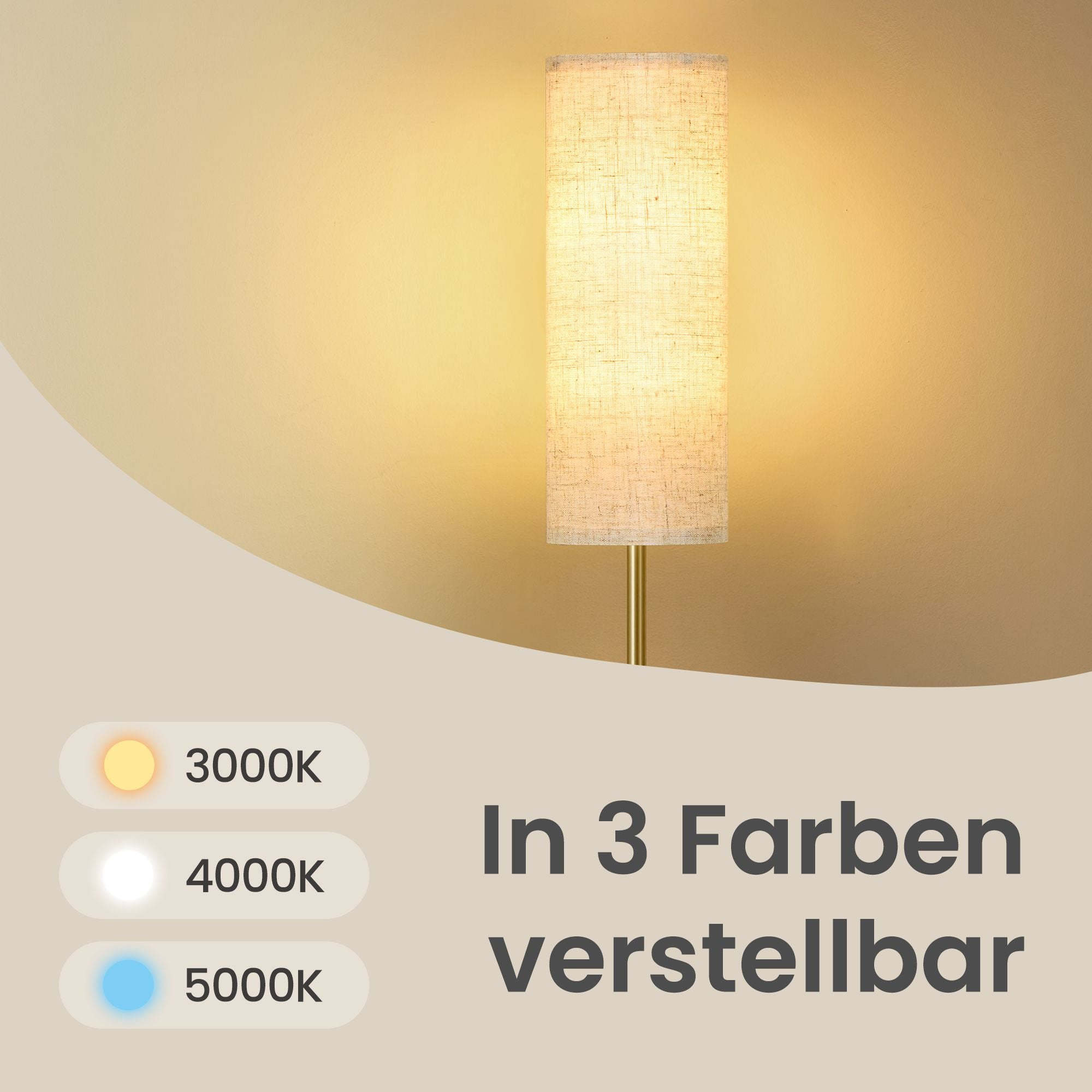 Vloerlamp - In Hoogte Verstelbaar - Met Voetschakelaar - E27 - Matzwart