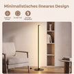 Vloerlamp - LED - Dimbaar - Zwart - 18 x 139,4 cm