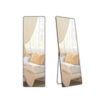 Rechthoekige passpiegel – 160 x 50 cm – Lichtgoud