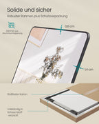 Passpiegel 160 X 50 Cm Rechthoekig Inktzwart