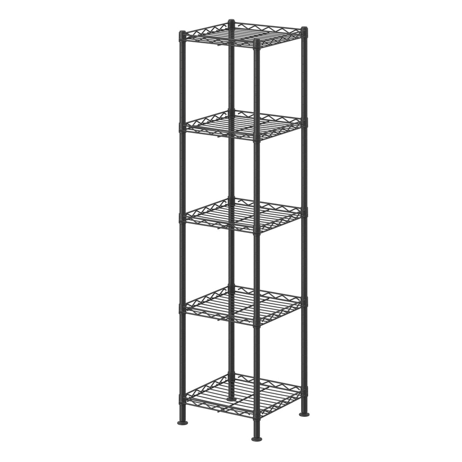 Opbergrek - Smal - Verstelbare Planken - 121 cm - Zwart