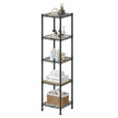 Opbergrek - Smal - Verstelbare Planken - 121 cm - Zwart