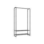 Kledingrek met Planken – 29 x 73 x 158,4 cm – Mat Zwart – Compact